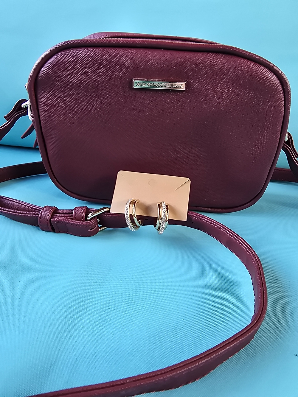 2 Pc. New York & Company Crossbody Bag & Earrings Set
